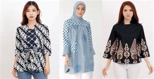 Model Baju Batik Modern Untuk Wanita